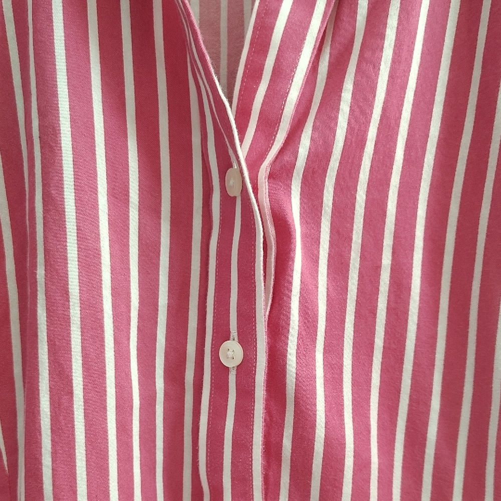 Brooks Brothers Pink and White Striped Button Down Shirt - Picture 4 of 9
